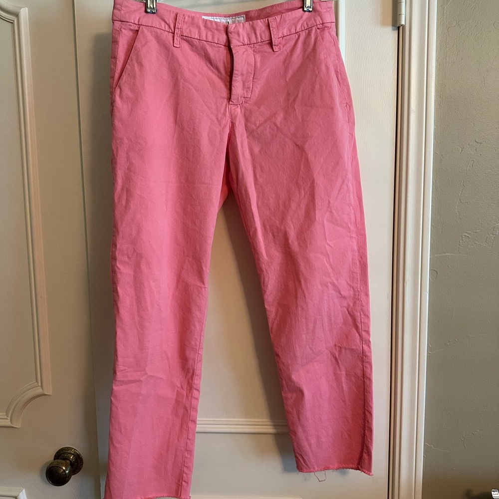 Pink Cropped Pants